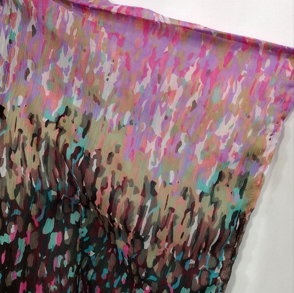 NWT Club Z Colletion Artsy Dress Women's M Multicolor Retro 90s Y2K Party - Picture 3 of 10